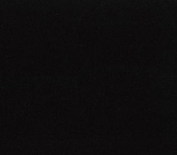 Velvet Ultra Flocking Solid Upholstery Fabric 58" Wide Sold By The Yard (#07 Black)