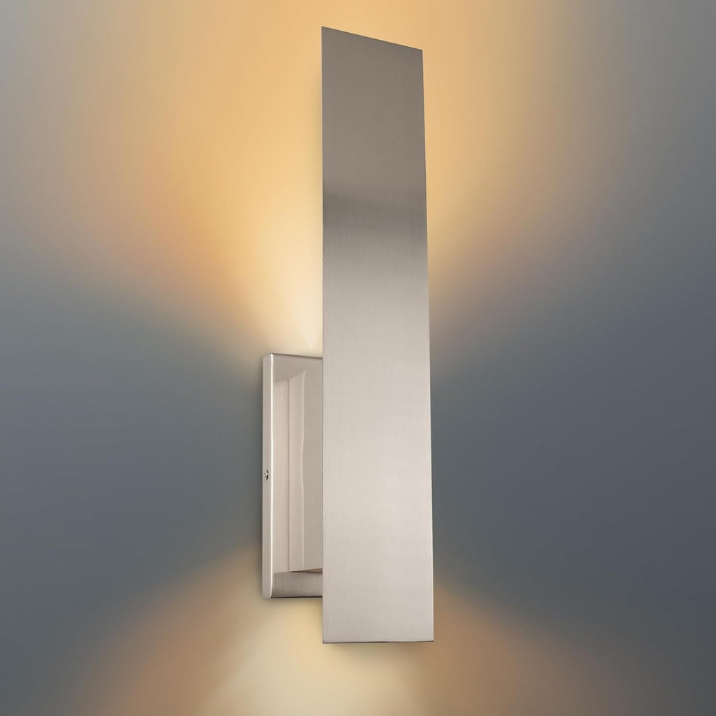 Indoor Wall Sconces, Modern Wall Lights, Up and Down Wall Mount Light, Dimmable Hardwired Wall Light , GU10 Bulbs