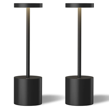 LED Cordless Table Lamps Set of 2, 5000mAh Rechargeable Table Light