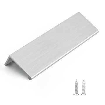 10 Pack 5" Cabinet Pulls Brushed Nickel Finger Pulls for Cabinets