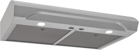 30 Inch Stainless Steel Under Cabinet Range Hood 350 CFM LED Lights Convertible Ducted/Ductless