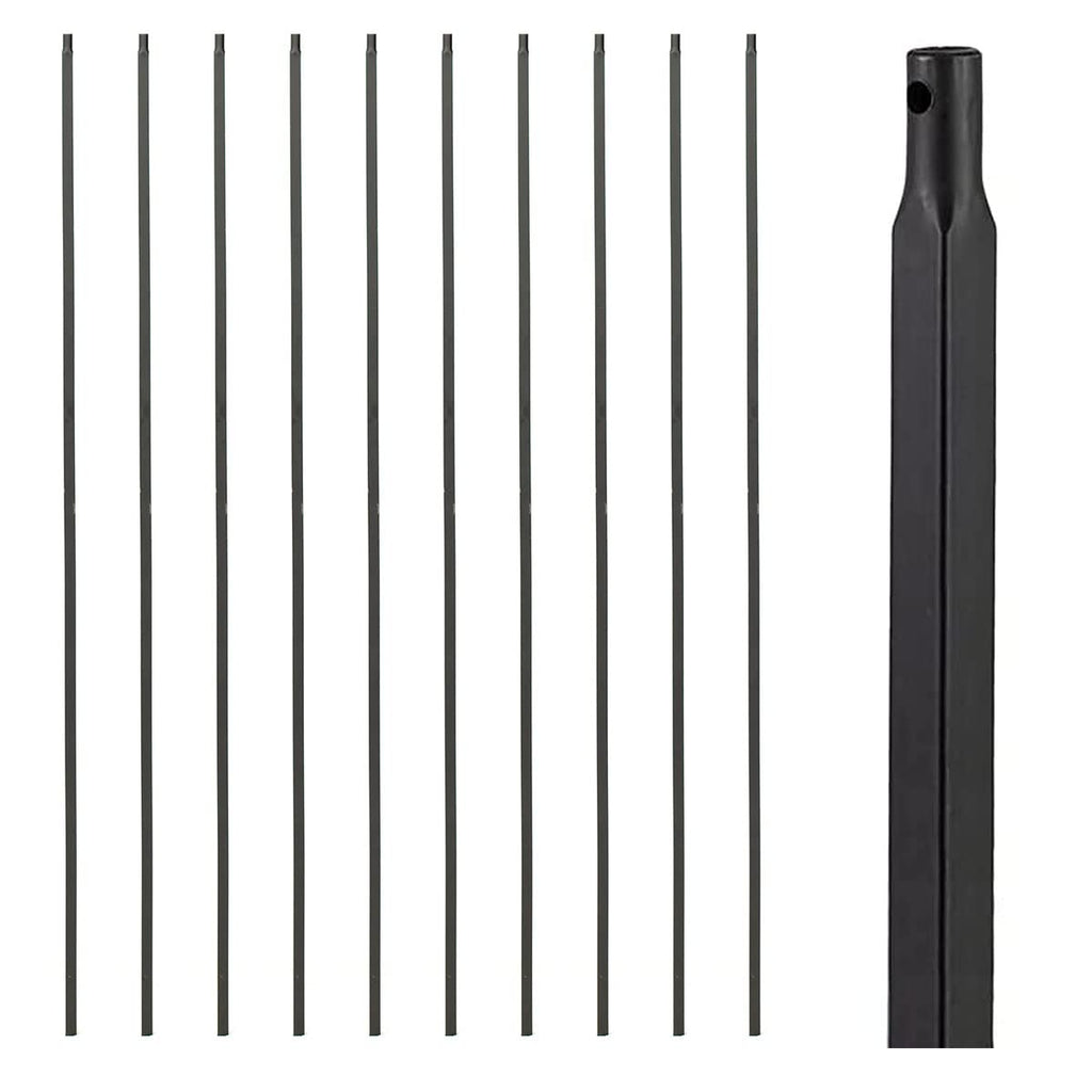 1/2 inch Wrought Iron Balusters Square Balusters for Staircase Interior
