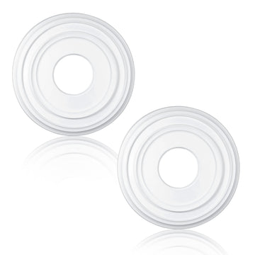 2 Pcs Ceiling Medallion for Light Fixtures Chandeliers, White
