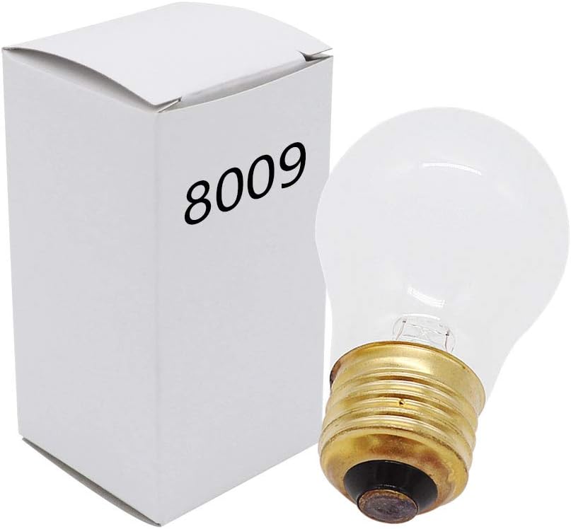 8009 Oven Light Bulb 40w 130v E26 Incandescent 2pcs
