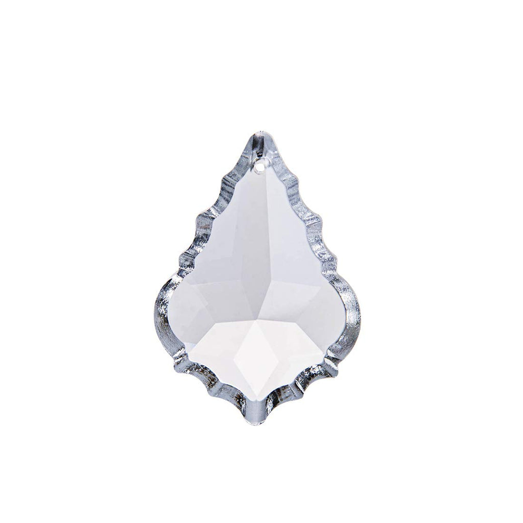 20pcs Crystal Prisms French Cut Chandelier Drop Parts Hanging Pendants Curtain Lamp Drop 38mm Rainbow Maker