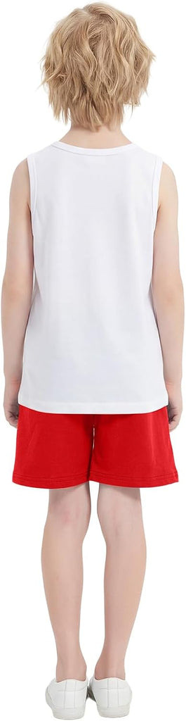 Pack French Terry Cotton Boy Shorts for Toddler with Drawstring