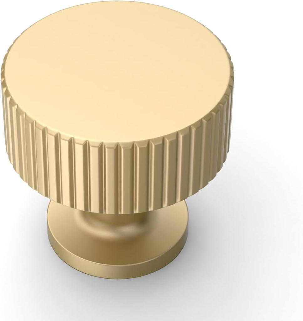 6 Pack Brushed Gold Kitchen Cabinet Knobs Dresser Knobs Drawer Knobs Cabinet Hardware Zinc Knobs Drawers 2250-K