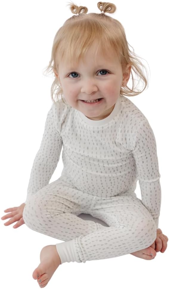 Toddler Pajamas, Modal 2 Piece Long Sleeve, Boys Girls, 2T (2 pack)