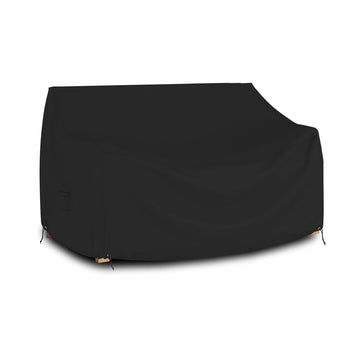 Outdoor Loveseat Sofa Cover, 12 Oz Waterproof UV & Weather Resistant Patio Furniture Bench Cover Outdoor Use with Air