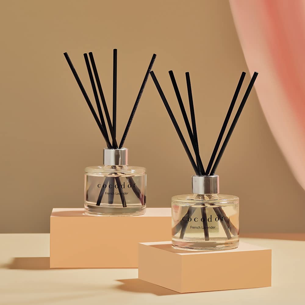 Signature Reed Diffuser Set/Black Cherry / 6.7oz /2 Pack/Home Fragrance Diffuser, Oil Scent Diffuser Shelf Decor