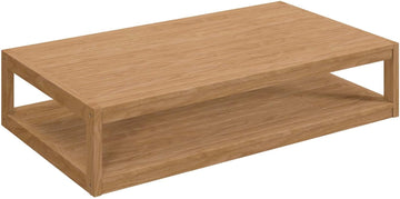 Carlsbad Teak Wood Coffee Table, Natural