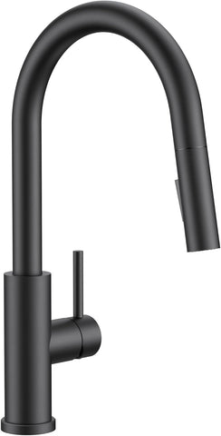Kitchen Faucets with Pull Down Sprayer, Black Classic Single Handle Stainless Steel High Arc Faucet for Kitchen Sink