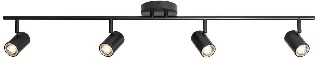 Vester 4-Light Black LED or Wall 40" Wide Track Light Fixture
