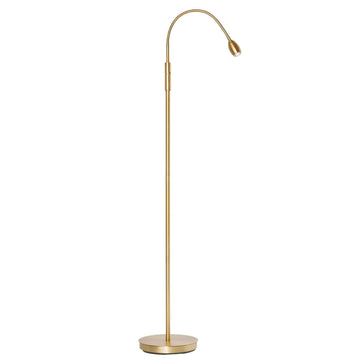 Patented Focus Adjustable LED Beam Floor Lamp with Gooseneck for Reading, Crafting or Hobby