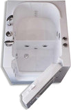 Whirlpool bathtub with door hydrotherapy Walk-in 36.5” x 32.5” 7 jets - Florida