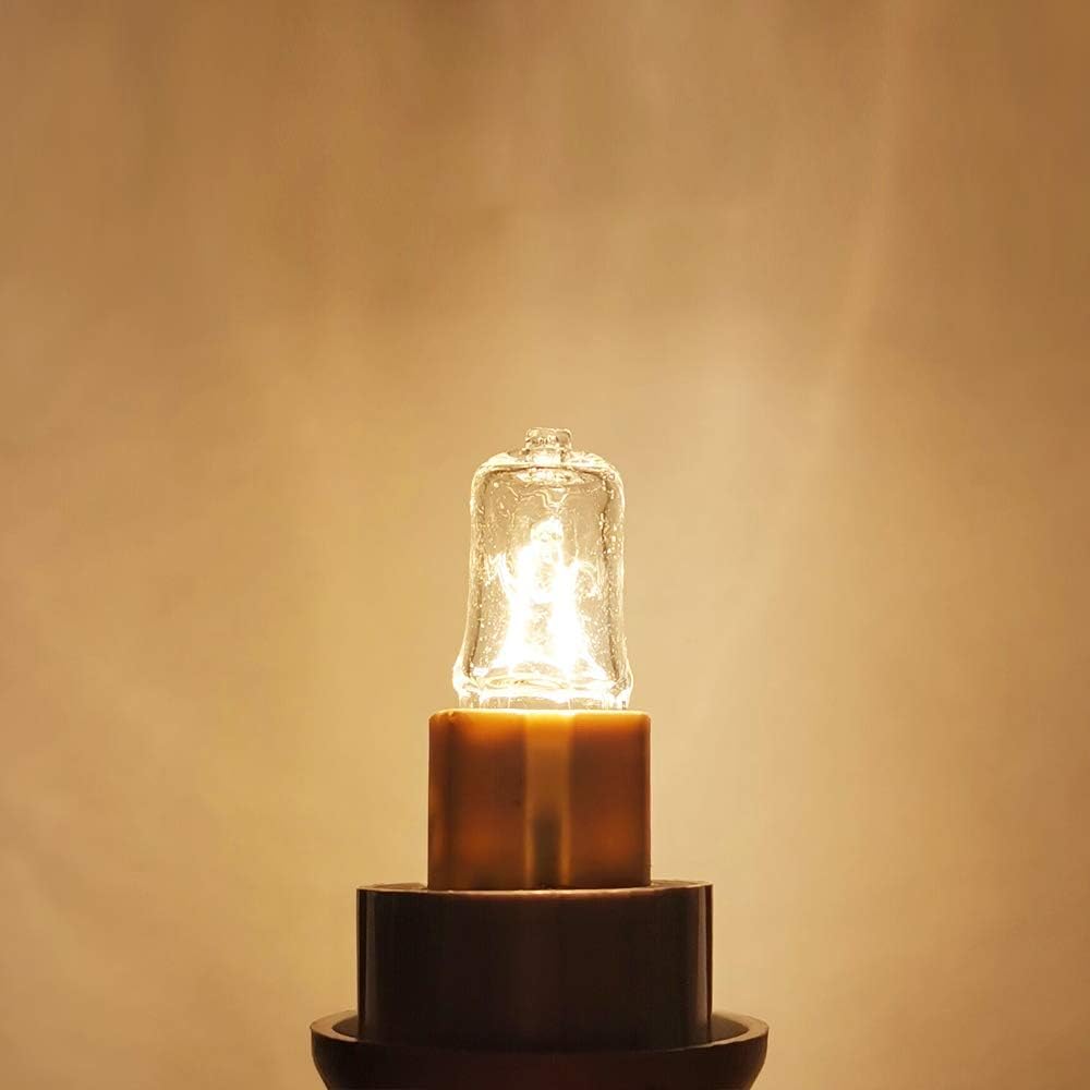 G9 Halogen Bulb 40W 120V T4 JCD Type G9 Base 2 Pin Light Bulb for Range Hood Lights, Bathroom Light Bulbs, Microwave
