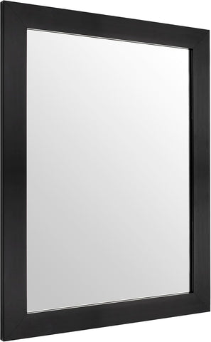 Wall Mirror Rectangle Decorative Mirror 12" x 16" , Black