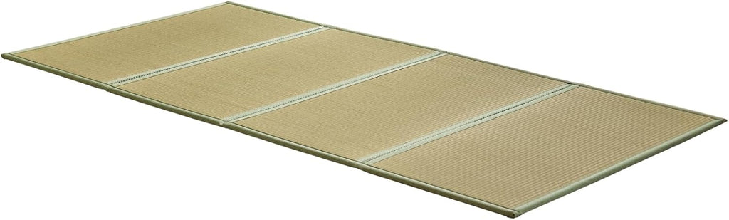 Natural Rush Grass Floor Tatami Mat, Twin, 79" x 39" x 0.5"