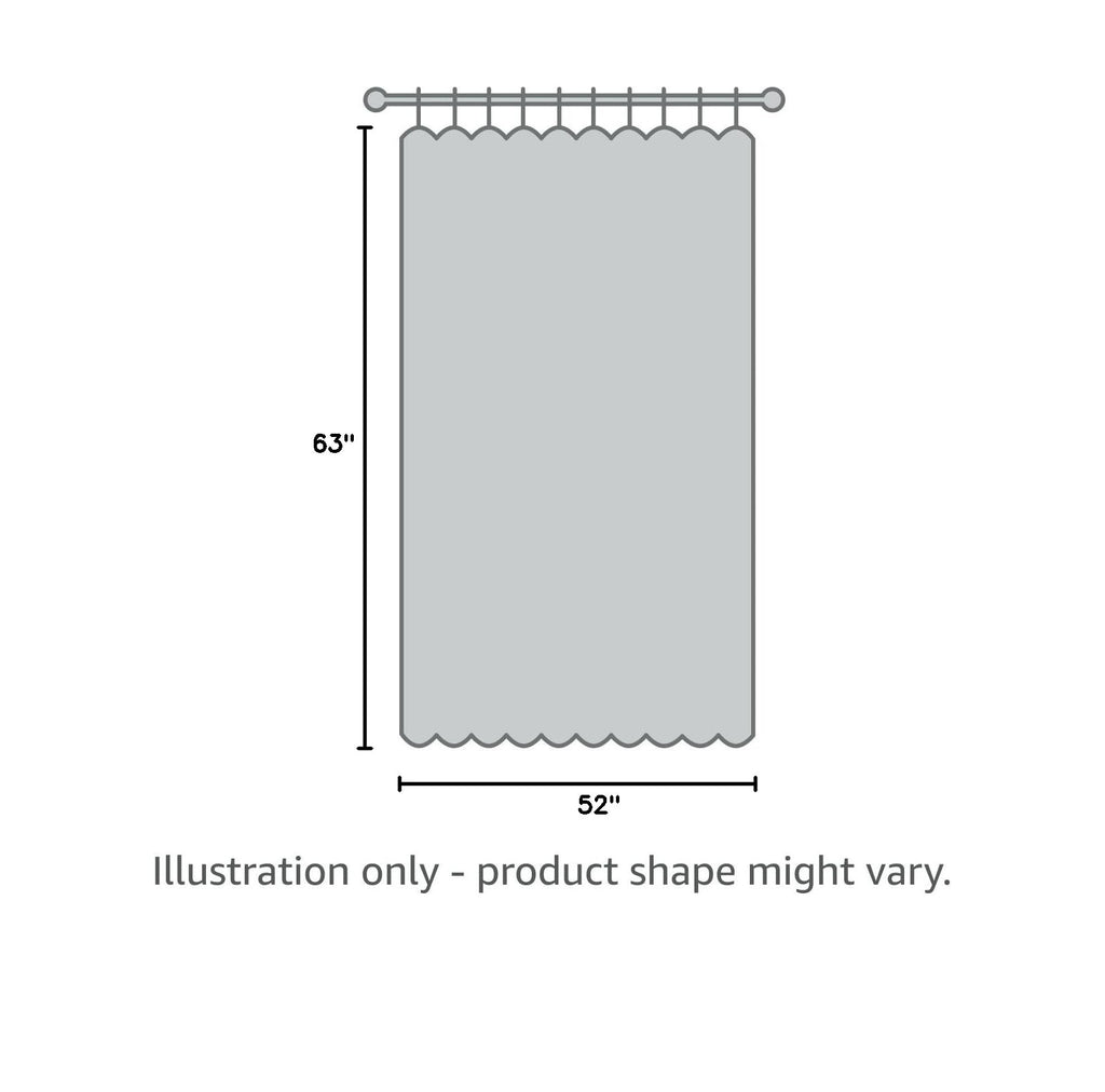 Cream Linen Back Tab Curtains 63 Inch Length 2 Panel Set Neutral Modern Farmhouse Window Curtain Privacy Semi Sheer