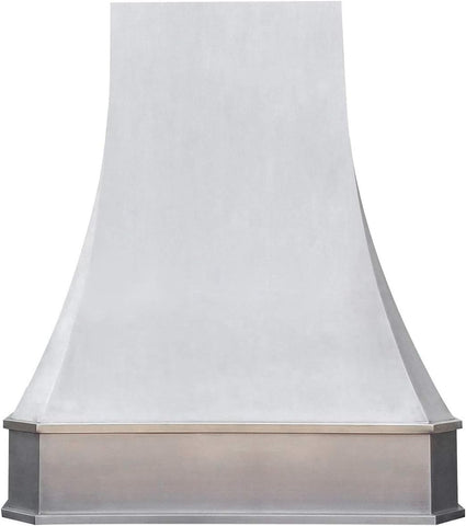 Stainless Steel Wall Mount Range Hood 4 Speed LED Lights