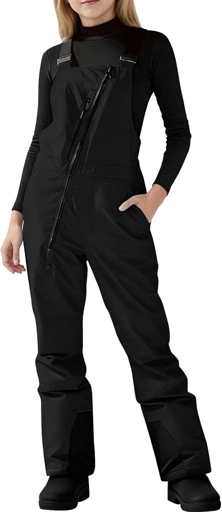 Kids Snow Pants Waterproof Insulated Winter Bibs Overalls for Girls and Boys with Adjustable Strap Snowsuit