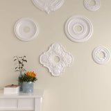 17 3/4"OD x 3 3/4"ID x 1"P Peralta Ceiling Medallion (Fits Canopies up to 4 5/8")