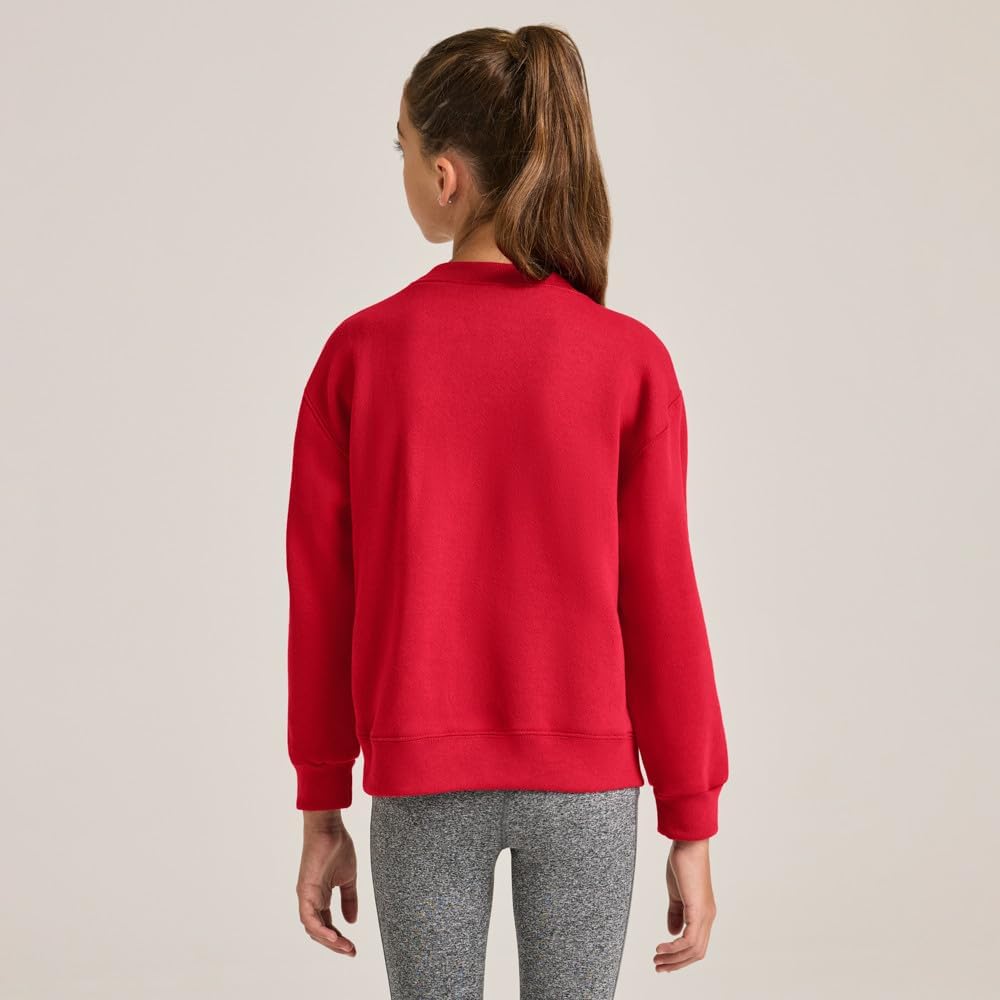 Boys Classic Midweight Fleece Crew Sweatshirt