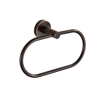 Bronze Towel Ring, Bathroom Towel Holder, Bath Oil Rubbed Hand Towel Rack Hanger Wall Mounted Farmhouse