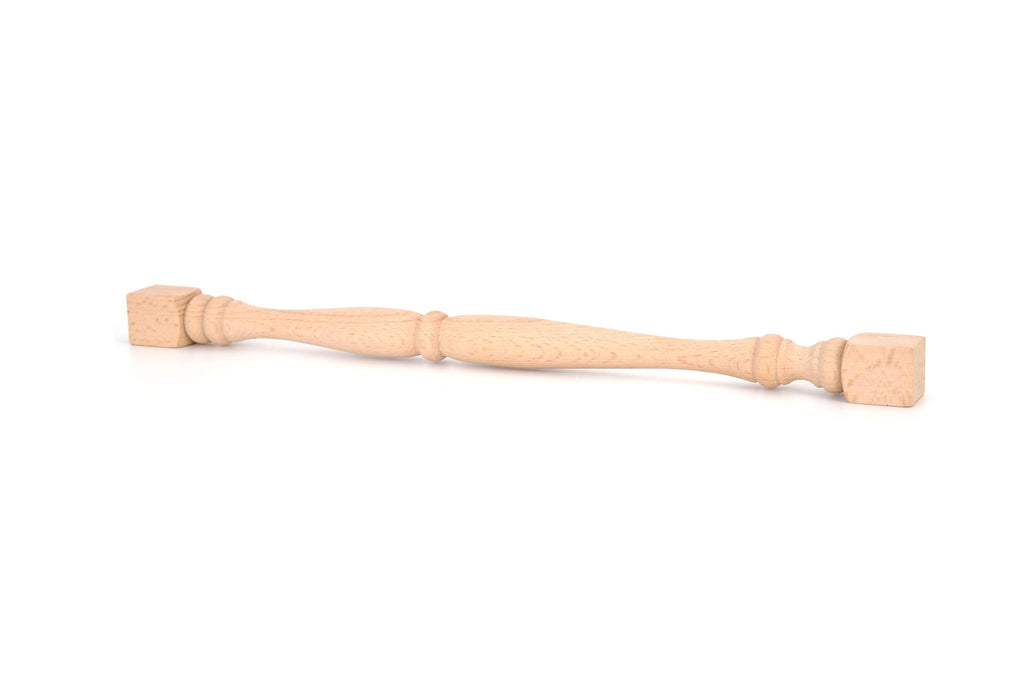 Wooden Baluster Spindles 13", Pack of 12 Solid Beech Wood for Crafts, Furniture Woodworking, Sturdy Stair Spindles