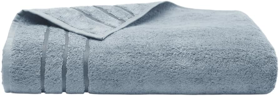 Resort Bath Sheet - Soft Bamboo Viscose - Blue Lagoon - 40" x 70" | Extra Large, Plush Quick Dry Towel with Turkish