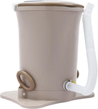 Manual Spin Dryer, Portable 3 Gallon Compact Clothing Dehydrator, Non Electric Foot Mini Laundry Machine with Clear