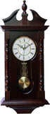 Wall Clocks: Grandfather Wood Wall Clock with Chime. Pendulum Wood Traditional Clock. Makes a Great Housewarming or Birthday Gift Wall...