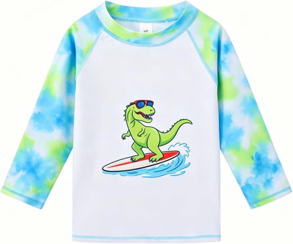Baby-Boys and Toddler Two Piece Rashguard Swimwear and Bathing Suit Set
