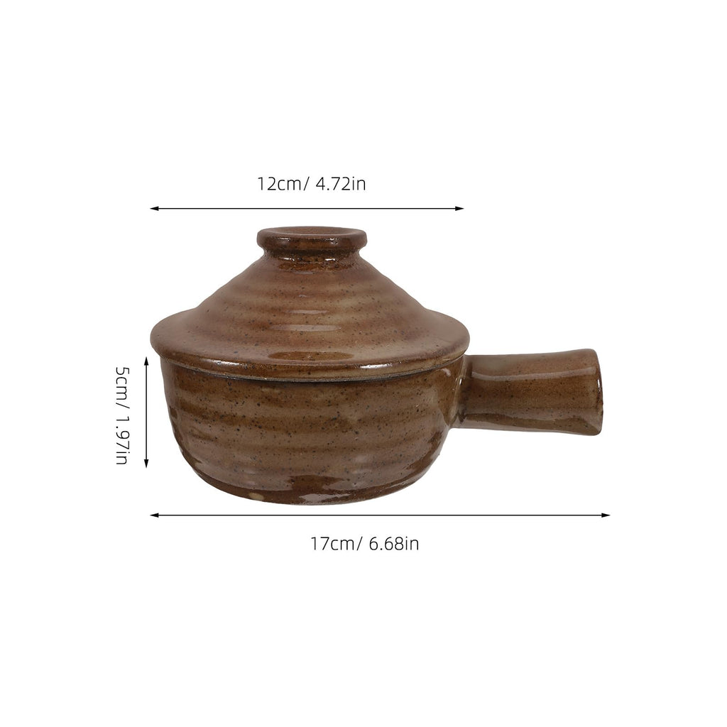 1pc Casserole Saucepan Stew Cooker Baking Dish Small Ceramic Bowl Mini Tart Pans for Baking Clay Tools Microwave Soup