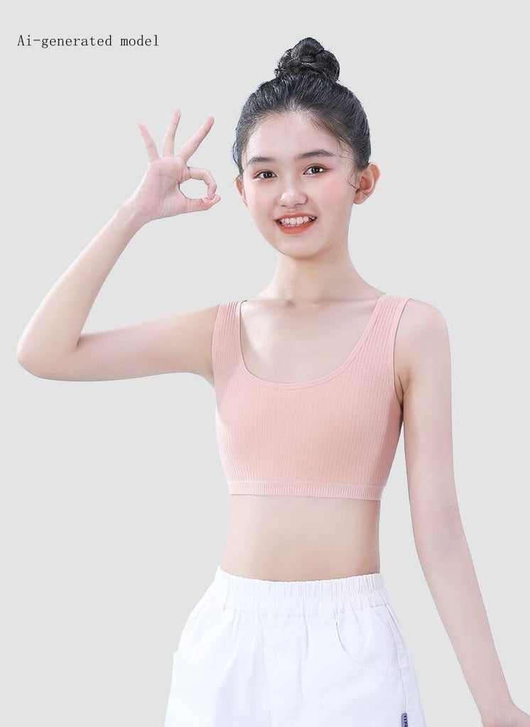 Cotton Training Bras for Girls Seamless Cami