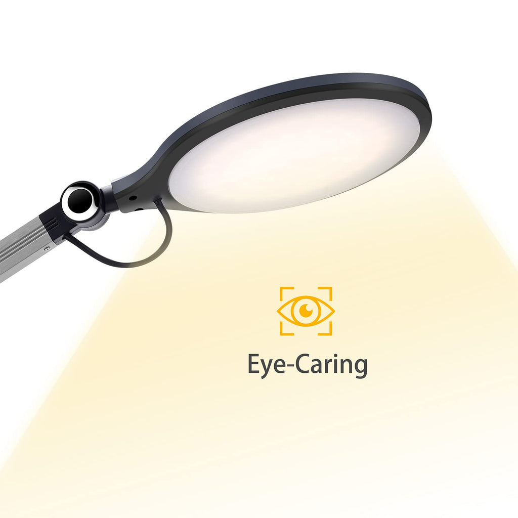 Desk Lamp,Led Architect Desk Lamp,Desk Lamps,Table lamp with Wireless Charger & Adjustable Swing Arm,Touch Control