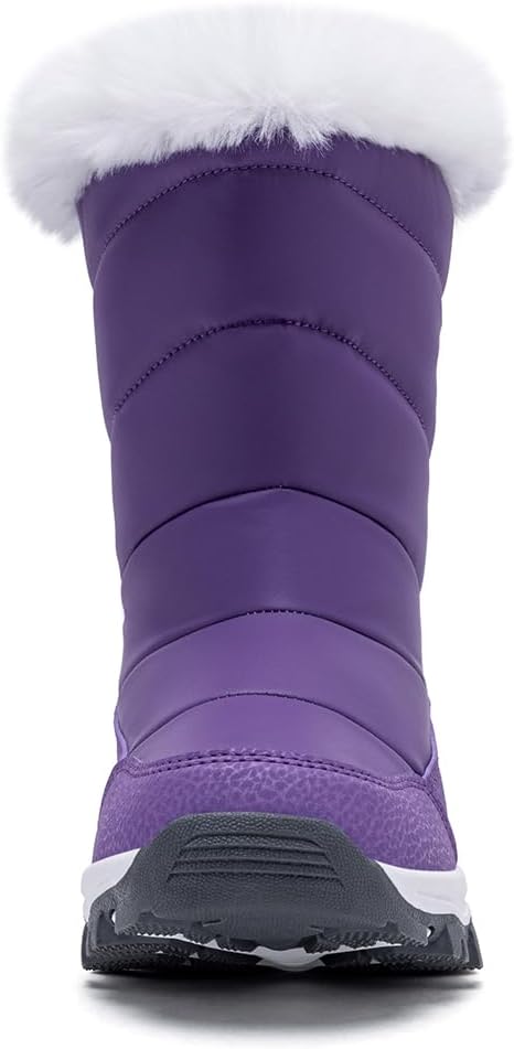 Girls Winter Snow Boots Water Resistant