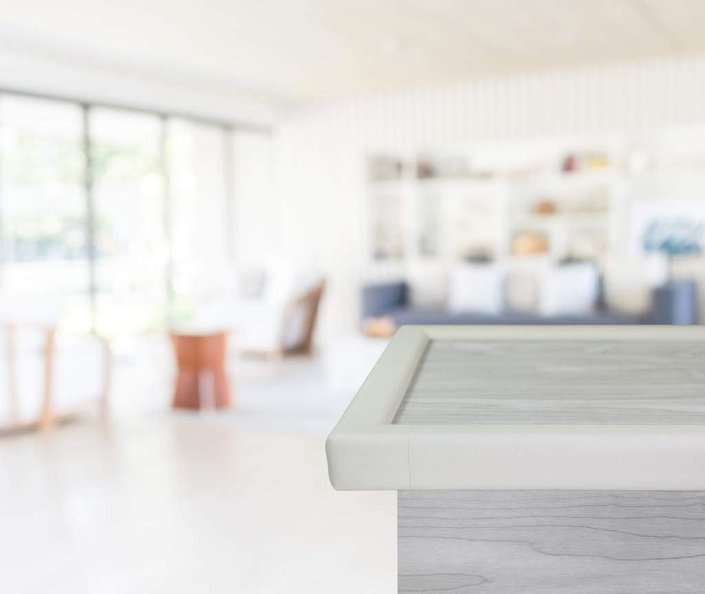 Proof Edge Guards for Safety | Made in The USA | 6 Feet | Off White | Edge Protectors for Furniture, Tables