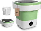 Portable Washing Machine, Mini 16L Upgraded with Spin Basket Laundry Machine, 3 Modes Deep Cleaning, Upgraded Small