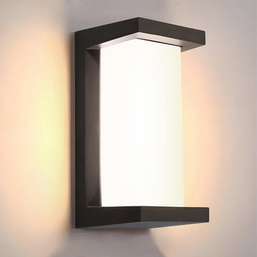 Exterior Lighting Fixtures, 3CCT LED Outdoor Wall Sconce, Black