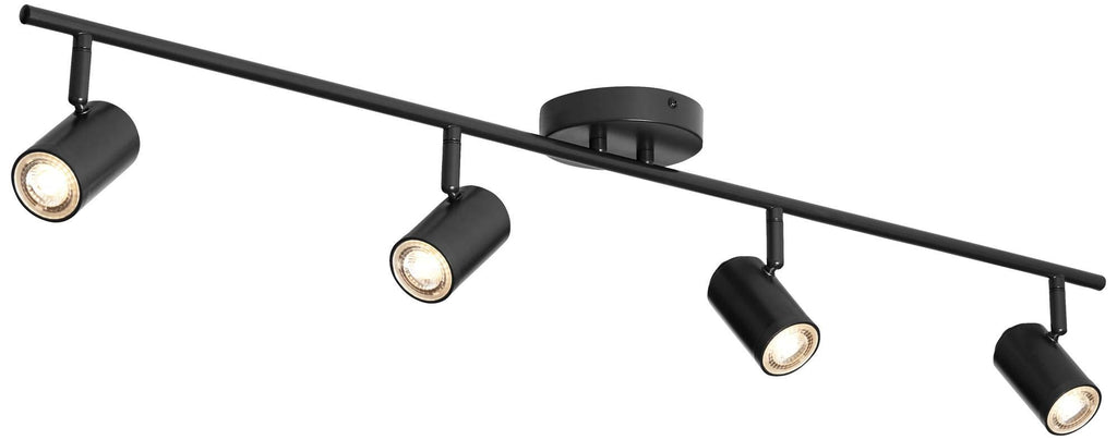 Vester 4-Light Black LED or Wall 40" Wide Track Light Fixture