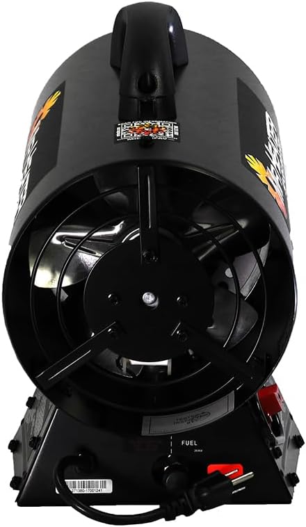 125,000 BTU Quiet Burner Technology Forced Air Propane Heater