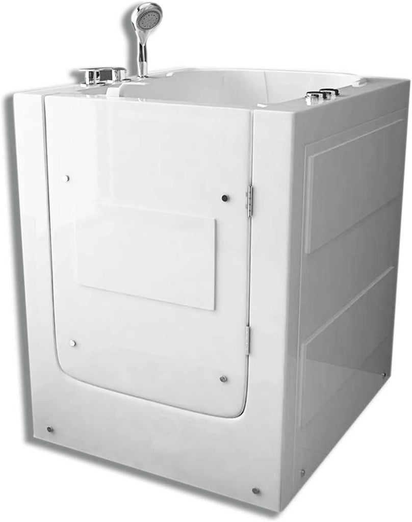 Whirlpool bathtub with door hydrotherapy Walk-in 36.5” x 32.5” 7 jets - Florida