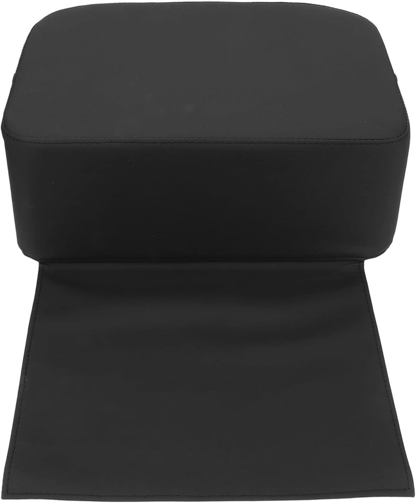 Salon Booster Seat Cushion for Child Hair Cutting, PU Leather Barber Heightening Pad for Vintage Chairs