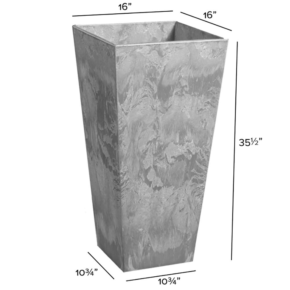 ArtStone 35350.01 Ella Tall Planter Grey 35.5-inch
