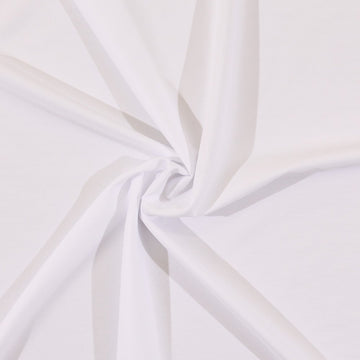 Polyester Pongee Lining Fabric by The Yard - White (2560-White)