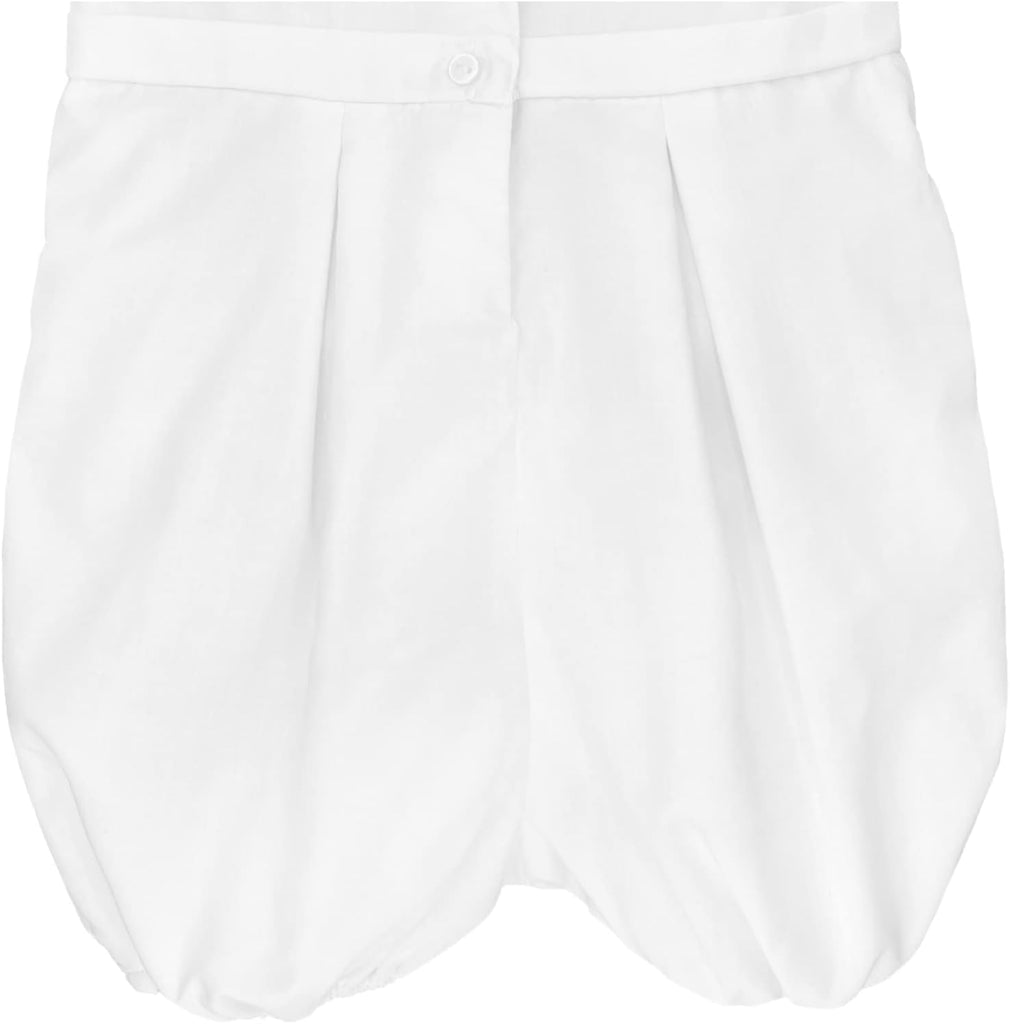 Baby Boys' Hand-Embroidered Cross Christening Romper