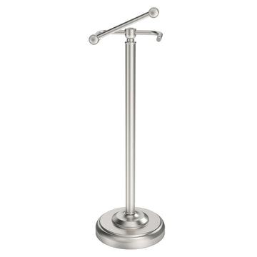 Toilet Paper Holder Stand Stainless Steel & Weight Base, No Tipping