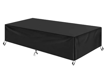Patio Furniture Covers 92.4" L x 92.4" W x 12" H Waterproof Outdoor Table Cover 600D Rectangular Sofa Cover