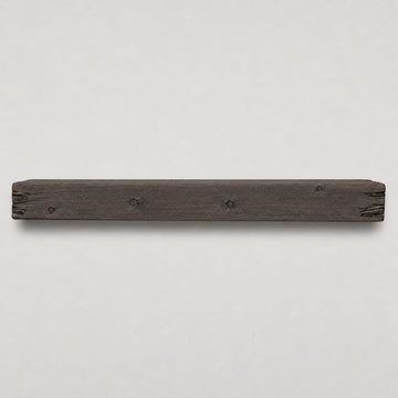 Fireplace Mantel, Distressed, Rustic, Floating Shelf, Modern, Real Wood. (60Lx6Hx8D, Grey)